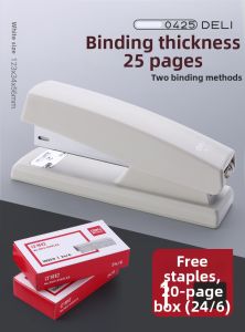 deli | Deli Office Supplies Manual Stapler Machine Thick Small Medium Large Size Book Binding Machine Student Multi-Function Stapler