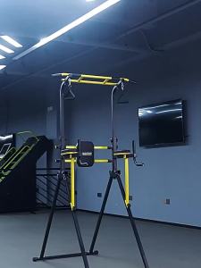 2026 Flagship Pull Up Bar Foldable Floor-Mounted Pull-Up Bar with Parallel Bar Dip Station | Indoor Home Fitness Equipment