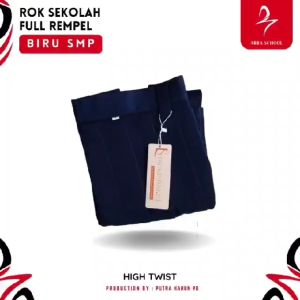 ROK REMPEL FULL BIRU SMP UKURAN BIG SIZE ROK PANJANG REMPEL FULL WARNA BIRU UKURAN BIG SIZE ROK REMPEL FULL BIRU UKURAN BIG SIZE