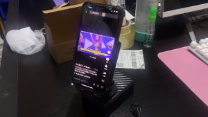 Foldable and portable Bluetooth stand speaker Rotating folding with multiple playability optionsMulti functional phone holder tablet Bluetooth speaker desktop lazy person charging watching TV listening to music intelligent speaker three in one