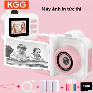 Máy Ảnh Kỹ Thuật Số Trẻ Em 1080P HD Màn Hình 2.4 Inch Với 5 Trò Chơi Vui Nhộn Camera Kép Chụp Ảnh & Quay Video Quà Sinh Nhật Cho Bé Trai Bé Gái