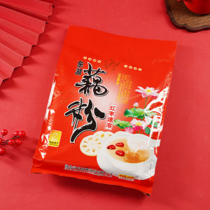 Handmade East Lake Lotus Root Powder 400g Quick Dissolving Nutritious Meal Replacement Food Osmanthus Red Date Lotus Root Porridge