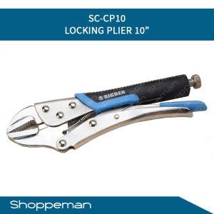 LOCKING PLIERS V-JAW VICE GRIP FLAT LOCKING PLIERS JAW TYPE 10" SC-CP10