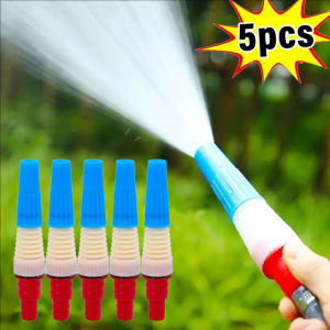 5ชิ้นหัวฉีดแรงดันสูงปรับได้หัวฉีดโดยตรง3/4 ”และ1” เครื่องมือชลประทานสวนเชื่อมต่อท่อ