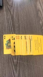 Luxurious Golden Playing Cards - Waterproof - Ideal For Magic & Party EntertainmentPVC Material Is More Suitable For Party Use