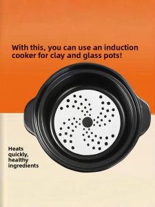 Induction Cooktop Heat Conduction Pad Sand Pot Magnetic Ceramic Soup Pot Glass Pot Heat Conduction Mat Glass Pot Special Use