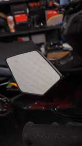 Wind Wing Rotating Side Mirror For Motorcycle Aerodynamic Adjustable Foldable Mirror Universal
