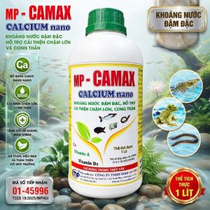 MP-CAMAX Calcium Nano 1L - Khoáng Canxi Đậm Đặc Cho Tôm Cá Ếch Lươn Hỗ Trợ Chậm Lớn Cong Thân