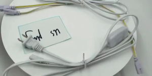 1.8M T4 T5 T8 Tube Cable Power Adapter LED Fluorescent Lamp Tube Connector Cable Plug With Switch