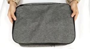 3 Layer With Lock Document storage bag for certificates portable deed bag file holder A4 for travel and family storage