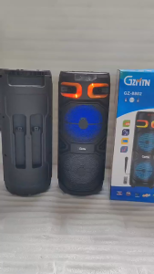 GZ8802 ลำโพงบลูทูธ 16 นิ้ว มีไฟLED ลำโพง เบสหนักๆ ลำโพงบูทูธดังๆ ลำโพงเบสหนักๆ (แถมฟรี ไมโครโฟน สายชาร์จ รีโมท) USB/TF