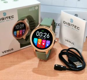 Jam Tangan Digitec Smartwatch Venus & Tali Silicon Original
