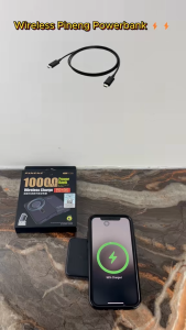 Pineng PN-712PD 10000mAh Magnetic Wireless Fast Charge Powerbank 22.5W PN712 | PN-712 Built in Cable Power Bank Type C Micro Lightning Input Charger 充電寶