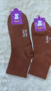 🧦🧦ถุงเท้านักเรียนสีน้ำตาล แพ็ดละ 125 บ 1 แพ็ดมี 12 คู่ มี4 ไซส์ 4-6/5-7/7-9/ฟรีไซส์🚚พร้อมส่ง🚚