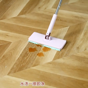 Flat Mop Hands-Free Wash-Free Disposable Mop Head Household Static Cleaning With Clip Cloths