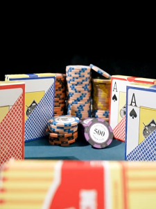 Texas Holdem Poker Double-sided frosted large characters PVC material Competition-specific Waterproof Anti-folding
