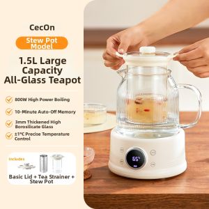 CECON | Full Glass Multifunctional Health Pot 1.5L