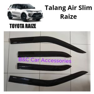 Talang Air/Side Visor Raize Slim Super Premium