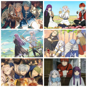 Anime F-Frieren Mosaic Full Round/Square DIY Diamond Painting Canvas Art Wall Decor for Living Room Gift