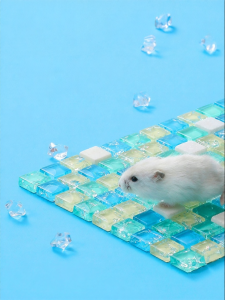 YUEXIAOMENG | Cooling Bed For Hamsters Summer Cooling Mat Play Decoration
