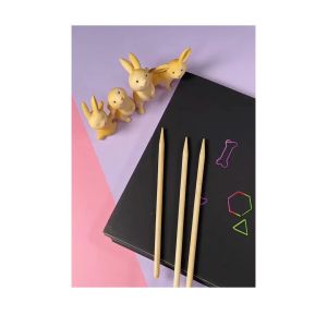 Tập 10 tờ giấy ma thuật cầu vồng a4 Giấy cạo loại đẹp