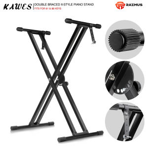 Double-Braced X-Style Keyboard Piano Stand 7 Levels of Height Adjustment