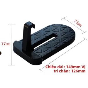 Đa Năng Có Thể Gập Lại Mái Ô Tô Giá Bước Đa Năng Chốt Móc Hợp Kim Nhôm Búa An Toàn Phụ Trợ Bàn Đạp Chân Cho Cửa Xe