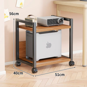 Movable Office Organizer Rack for Printer Copier and Computer Case