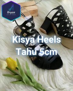 Bryan Kisya Heels Tali Lasercut Oversize Bigsize 36-43: Hak Tali 5cm Jumbo Gladiator Spider Hak Tahu