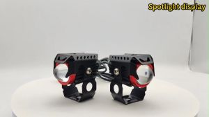 Angel Eye Fog Lamp for Motorcycle & Scooter & Electric Vehicle Angel Eye LED Fog Lamp White and Yellow Dual Color