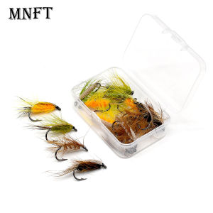 12Pcs Attractor Worm Bugger Flies 4 Colors for Fly Fishing Outdoor Trout Artificial Lure Fishing Gear