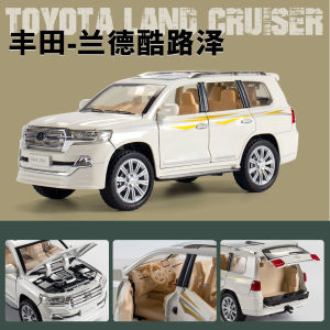 Large Toyota Land Cruiser Lexus Alloy Car Model Metal Toy Vehicle Simulation Collectible Finished Product for Ages 14+