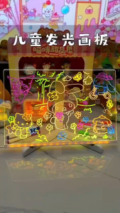 กระดานเขียนกราฟฟิตีDIY ส่งจากไทย กระดานวาดภาพเรืองแสง LEDกระดานข้อความ ป้ายบิลบอร์ดเรืองแสง ไฟกลางคืน ของเล่นวาดรูปตามไฟ ใช้ตกแต่งบ้านหรือร้านค้าได้