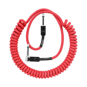 IRIN | IRIN GT-108 3M Spring Coil Guitar Cable PE Noise Reduction Shielded Instrument Cable for Practice Rehearsal Live Performance