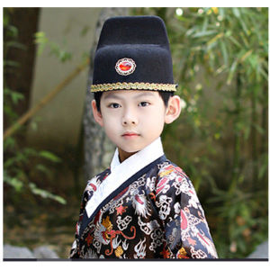 Mũ Hanfu Dành Cho Bé Trai Mũ Phụng Phụng Mũ Mũ Thượng Tọa Mũ Trang Phục Cổ Trang Thời Đại Minh Đồ Sộp Khăn Dây Phụ Kiện Đầu