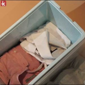 Indokurnia Kontainer Box Stripe 20 Liter Pastel