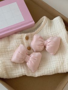 Pink Butterfly Knot Shoe Buckle Hole Hole Shoe Decorations Detachable Sweet Shoe Accessories Thin Strip Fairy Style DIY