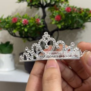 Goto Audrina Crown Mahkota Anak Perempuan Bando Pengantin Korean Style