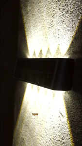 Solar Wall Lamp Outdoor Solar LED Light Waterproof Up And Down Luminous Lighting Balcony Yard Garden Decoration Lights