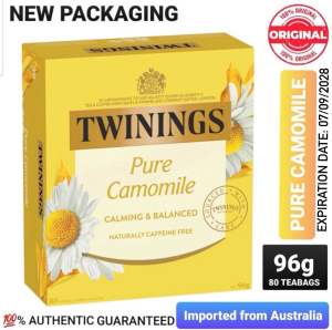 Twinings of London Pure Camomile Tea (80 TeaBags) Expiry Date: 07/09/2028