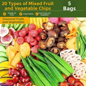 Dehydrated Non-fried Vegetable and Fruit Crisps