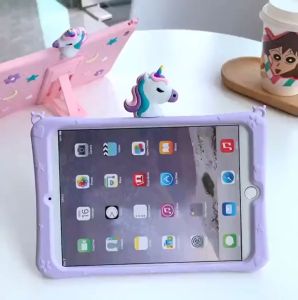 Huawei MediaPad T5 2018 10.1 Softcase Lucu Cute Unicorn Case Casing Skin Kesing Strap Tali Sarung Cover Anak