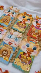 Angpao Premium Bentuk Dompet Lengkap Sincia Imlek 2024 & Hong Bao 3D Bentuk Dompet Shio Naga Fuk Hologram