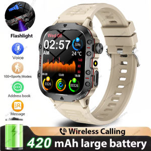 EGC+PPG GPS Sports Fitness Tracker Smartwatch Men 1.96Inch Touch Screen Health Monitoring Bluetooth Call Smart Watch For Android