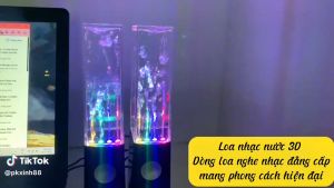 Loa Nhạc Nước 3D Loa Máy tính 2.0 NHẠC Nước 3D Cực Đẹp Phun Nước Theo Điệu Nhạc Hiện Đại