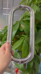304 Stainless Steel Door Handle 25mm For Glass Door Bathroom (12 Inches)