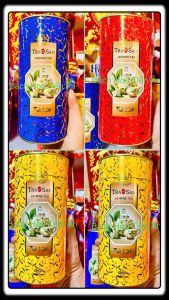 Trà Lài TRA SHAN hộp giấy cứng tinh tế 80g  - tết an khang mẫu 2025 Trà Ô Long Lâm Đồng Trà Thượng Hạng Màu Xanh Đỏ Vàng Trà Ngon Chất Lượng Cao - Lazada