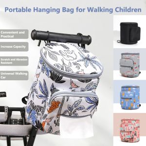 Baby Stroller Bag Large Capacity Baby Diaper Bag Portable Nappy Bag Stroller Hanging Basket Mommy Bag Cart Storage Bag