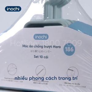 Móc áo chống trượt Inochi - Hara 186 (Set 10 móc)