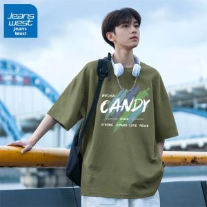 Jeanswest | Summer Breathable Short Sleeve Men T Shirt Cotton